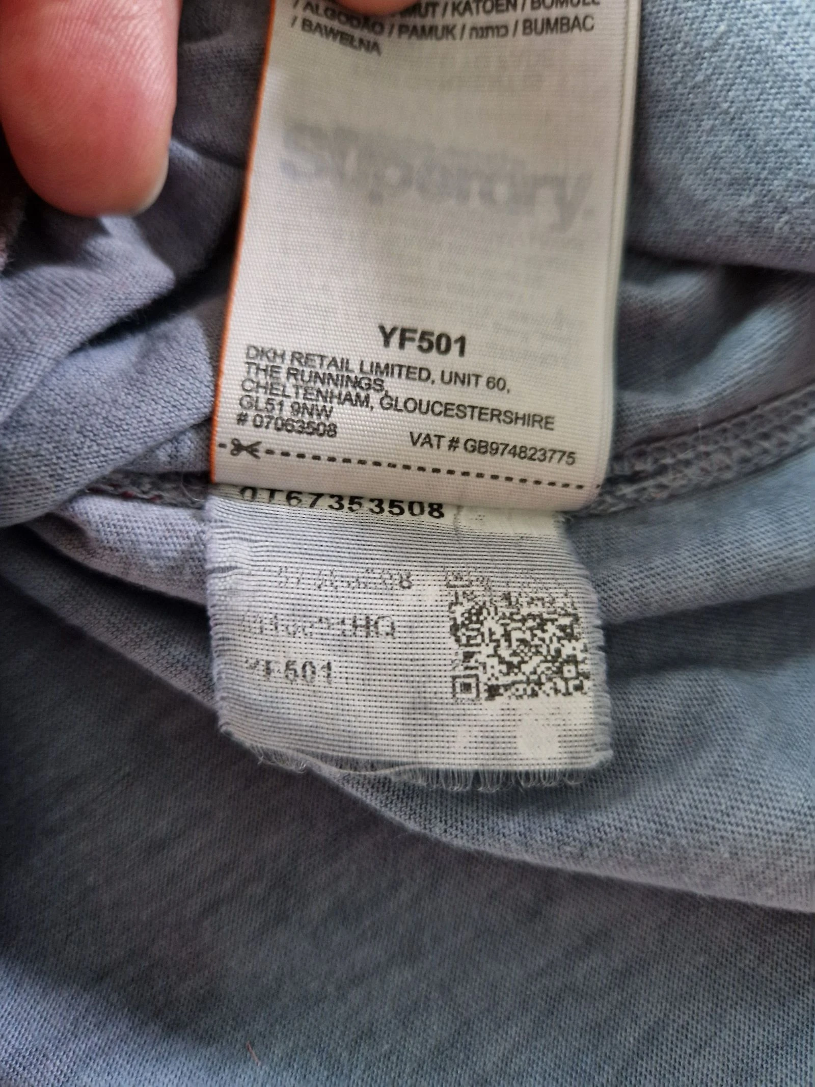 T-shirt Superdry homem estampado floral cinza bordô tamanho G – photo 7